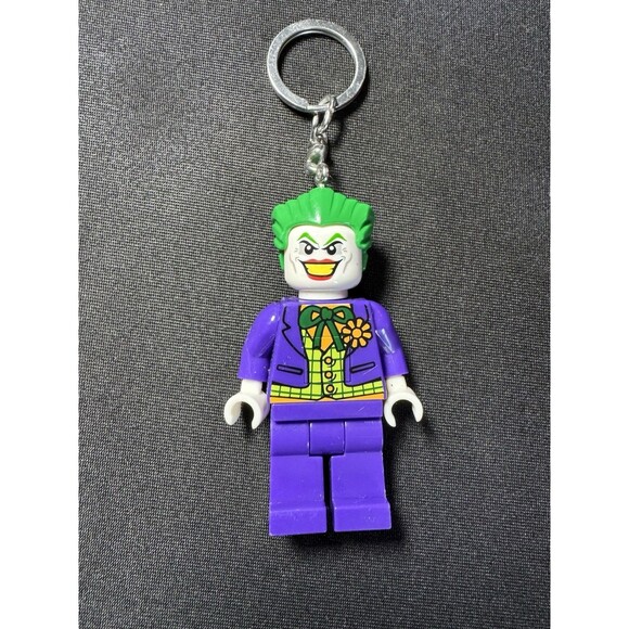 LEGO Keychain Figure with LED Light - THE JOKER (DC) (3 inch) - Mint Mini Figure - Picture 1 of 7